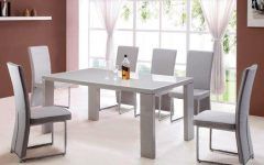 2024 Latest Dining Tables With Grey Chairs