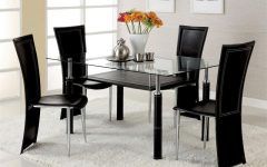 2024 Latest Glass Dining Tables Sets
