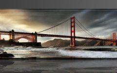 2024 Best of Golden Gate Bridge Canvas Wall Art
