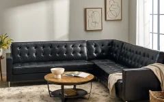 Top 15 of Faux Leather Sectional Sofa Sets