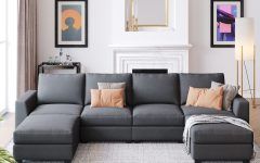 15 Best Collection of Modern U-Shape Sectional Sofas in Gray