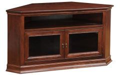 2024 Popular Dark Oak Corner TV Cabinets