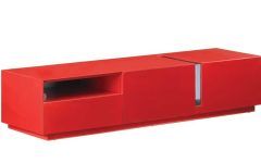 2024 Latest Red Gloss TV Stands