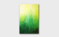 The Best Green Abstract Wall Art