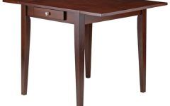 Transitional 4-Seating Drop Leaf Casual Dining Tables