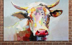 10 Collection of Cow Canvas Wall Art