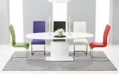2024 Popular High Gloss Dining Tables and Chairs