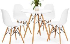 Eames Style Dining Tables With Wooden Legs