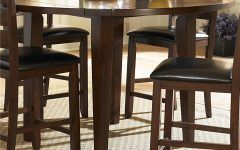The Best Andrelle Bar Height Pedestal Dining Tables