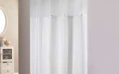 2024 Popular Hookless Fabric Shower Curtain Liner