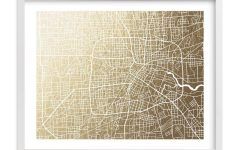  Best 20+ of Houston Map Wall Art