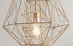 25 Best Collection of Hydetown 1-Light Single Geometric Pendants