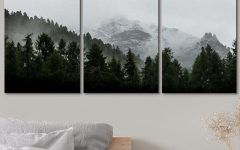  Best 15+ of Mountains in the Fog Wall Art