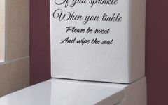 10 Best Collection of Bathroom Wall Art