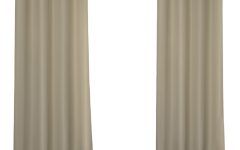 Top 25 of Solid Grommet-Top Curtain Panel Pairs