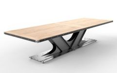 Iron Dining Tables With Mango Wood