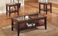 The 50 Best Collection of Dark Wood Coffee Tables With Glass Top