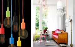 The 25 Best Collection of Coloured Cord Pendant Lights