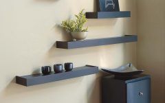 15 Ideas of Floating Wall Shelves
