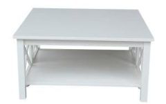 15 Best Ideas Square Weathered White Wood Coffee Tables