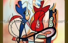 The Best Abstract Jazz Band Wall Art