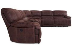 2024 Latest Jedd Fabric Reclining Sectional Sofas