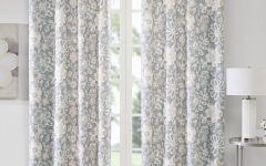 25 The Best Floral Pattern Room Darkening Window Curtain Panel Pairs