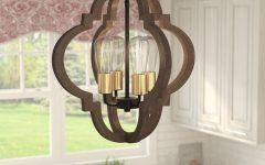 20 Collection of Kaycee 4-Light Geometric Chandeliers