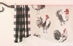  Best 26+ of Barnyard Buffalo Check Rooster Window Valances