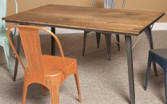 20 The Best Iron and Wood Dining Tables