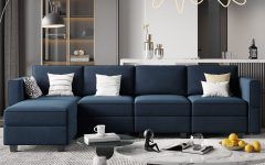 Top 15 of Upholstered Modular Couches With Storage