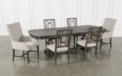 20 Best Ideas Laurent 7 Piece Rectangle Dining Sets With Wood and Host Chairs