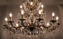 2024 Popular Crystal and Brass Chandelier