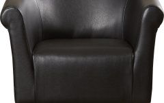 The Best Liam Faux Leather Barrel Chairs