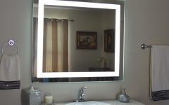 2024 Popular Lighted Vanity Wall Mirrors