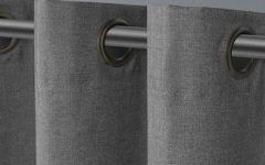 24 Ideas of Thermal Textured Linen Grommet Top Curtain Panel Pairs
