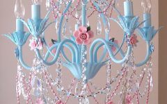 25 Inspirations Turquoise and Pink Chandeliers