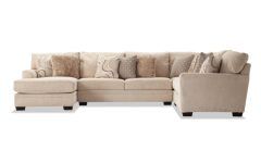 15 Collection of 2Pc Maddox Right Arm Facing Sectional Sofas With Chaise Brown