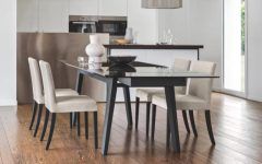 2024 Best of Smoked Glass Dining Tables and Chairs
