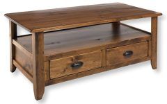 50 Collection of Rustic Coffee Table Drawers