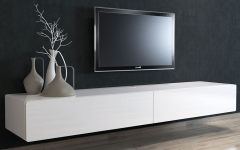 2024 Latest Long White TV Cabinets