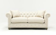 2024 Best of Mansfield Beige Linen Sofa Chairs