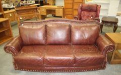 Top 20 of Brown Leather Sofas With Nailhead Trim
