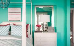 Master Bedroom With Half Bed Wide and Custom Mirrors