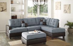 15 Collection of Sectional Sofas in Gray
