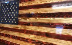 10 Photos Wooden American Flag Wall Art