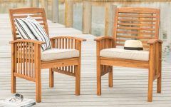 15 Best Collection of Natural Outdoor Dining Chairs