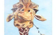 20 Ideas of Giraffe Canvas Wall Art