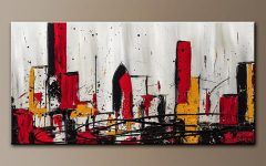 20 Best Collection of Modern Abstract Wall Art Painting
