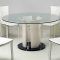 Modern Round Glass Top Dining Tables